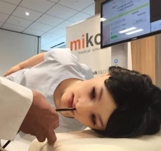 Realistic 'Mikoto' 3D printed medical training robot developed in Tottori, Japan