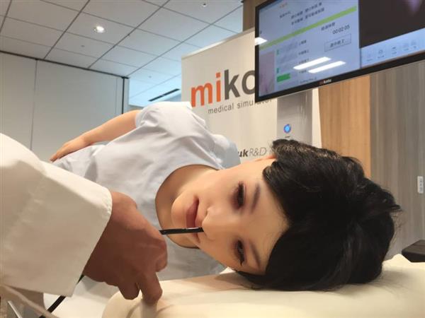 Realistic 'Mikoto' 3D printed medical training robot developed in Tottori, Japan