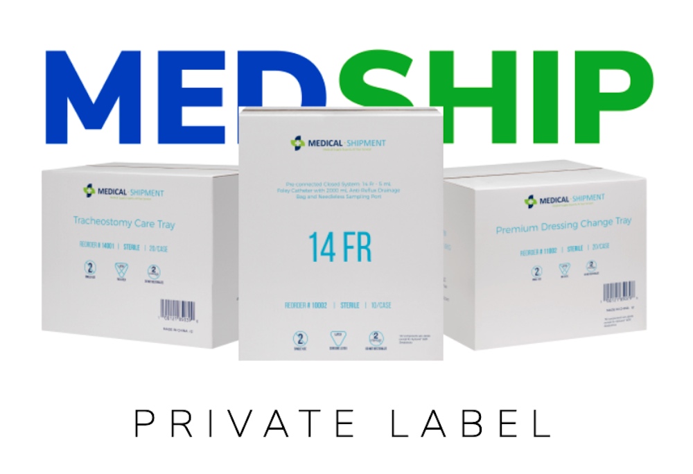 medical shipment private label
