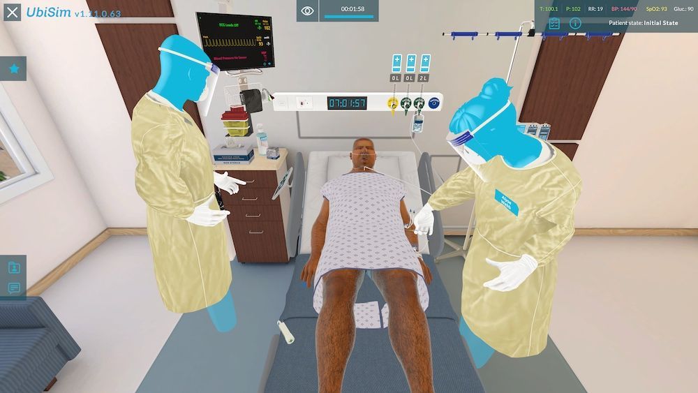 UbiSim VR Nursing Students Next Gen NCLEX