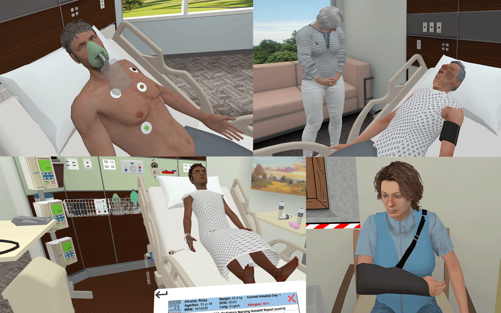 SimX Nursing Education VR
